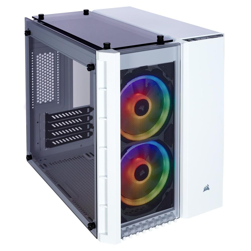 Corsair 280X ホワイトMicroATXケース Gabinete Gamer Corsair Crystal Series 280X, mATX