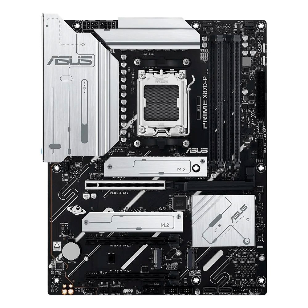 Kit Placa Mãe Asus PRIME X870-P AM5 + Processador AMD Ryzen 7 7800X3D