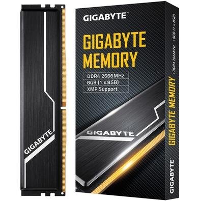 Imagem do produto Memória Gigabyte 8GB 2666 MHz DDR4 CL16 GP-GR26C16S8K1HU408 em Kabum