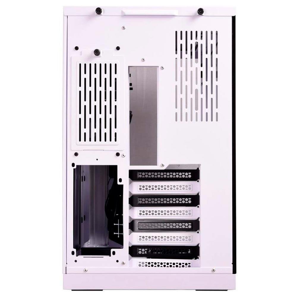 Gabinete Gamer Lian Li PC-011 Dynamic, Mid Tower, ATX, Lateral e Frontal em Vidro Temperado, Sem FANs, Branco - PC-O11 DYNAMIC WHITE