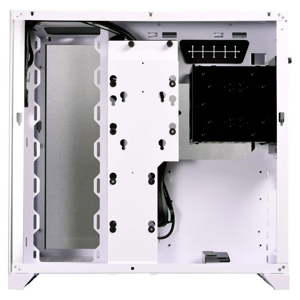 Gabinete Gamer Lian Li PC-011 Dynamic, Mid Tower, ATX, Lateral e Frontal em Vidro Temperado, Sem FANs, Branco - PC-O11 DYNAMIC WHITE