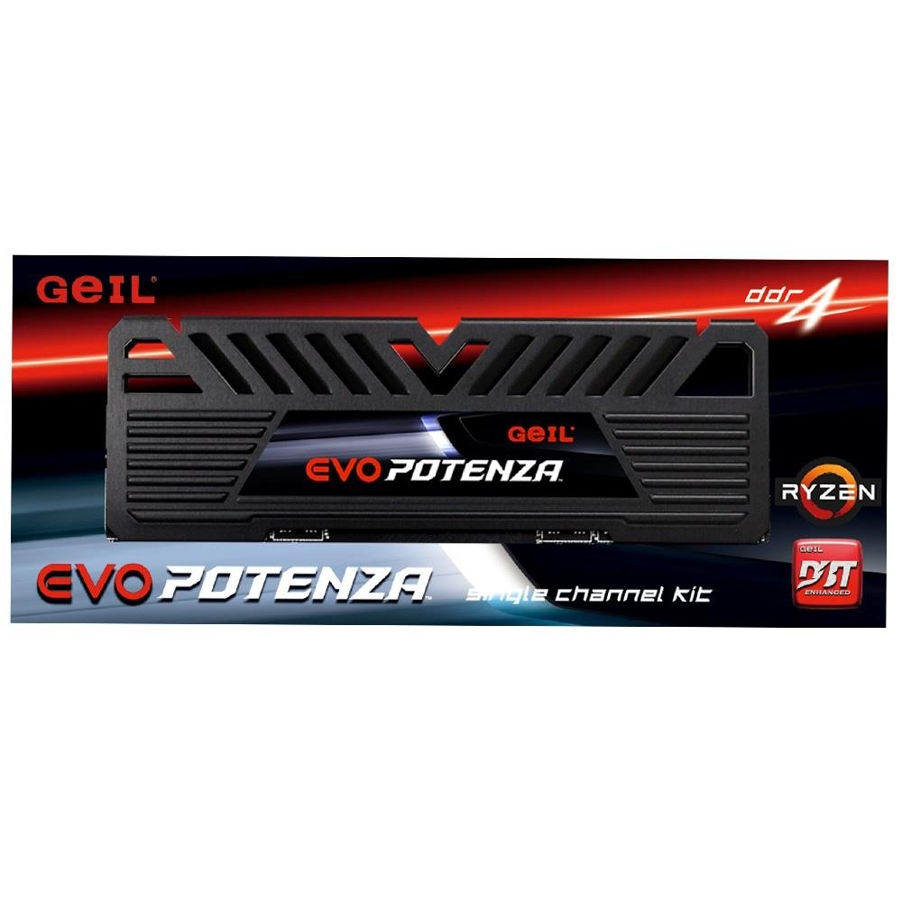 Memória RAM Geil Evo Potenza, 8GB, 3000Mhz, DDR4, CL16 - GAPB48GB3000C16ASC