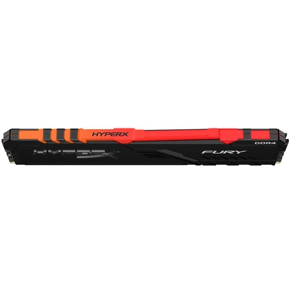 Memória HyperX Fury RGB, 16GB, 2666MHz, DDR4, CL16, Preto