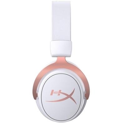 Headset Sem Fio Gamer HyperX Cloud Mix Rose Gold, Bluetooth, Drivers 40mm,  Branco - HX-HSCAM-RG/WW | KaBuM!