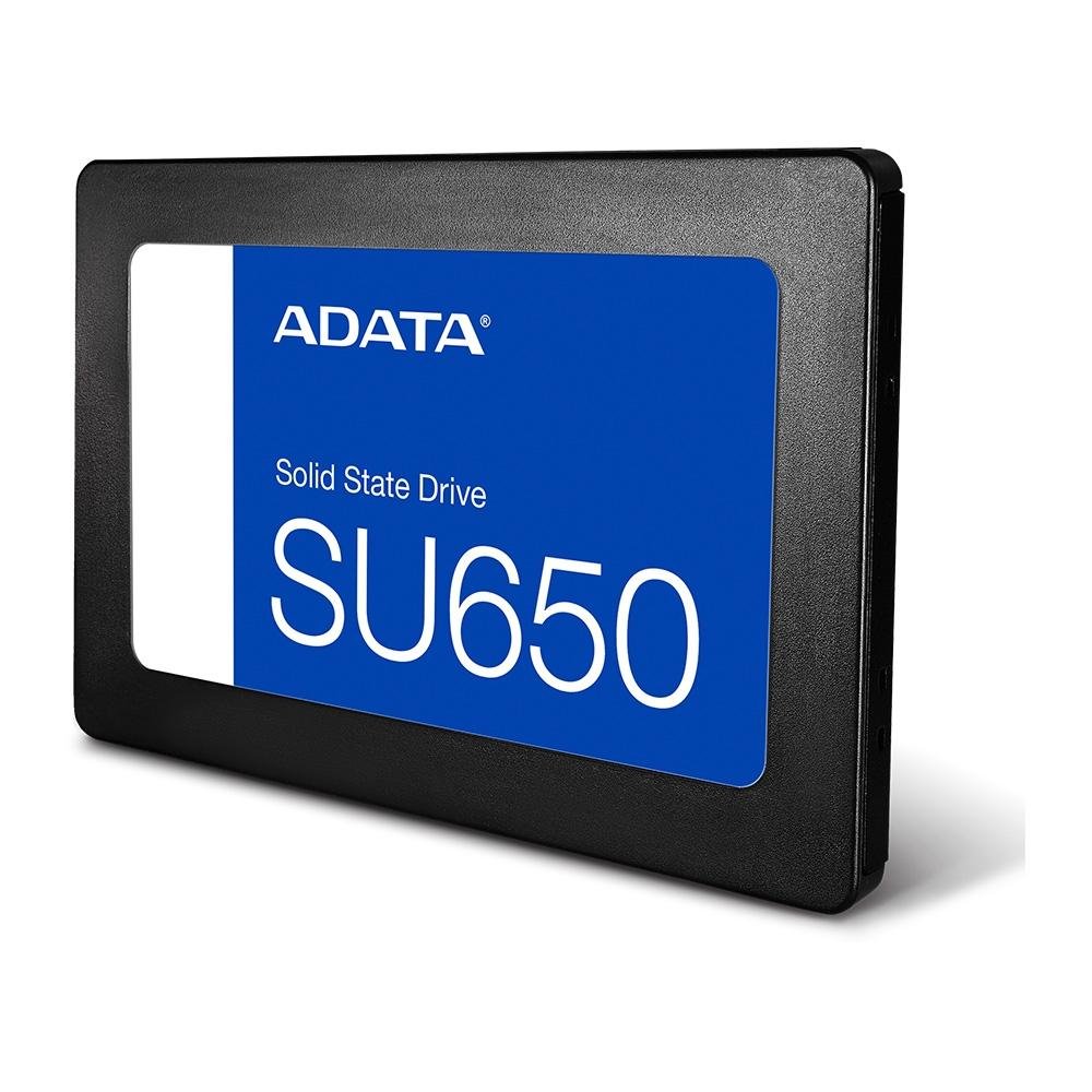 SSD Adata SU650, SATA, 240GB, 2.5", Leitura: 520MB/s e Gravação: 450MB/s, Preto - ASU650SS-240GT-R
