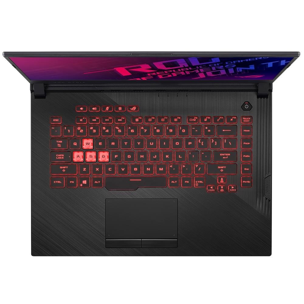 Notebook Gamer Asus Rog Strix G, Intel Core i7-9750H, 16GB, SSD 512GB, NVIDIA GeForce GTX1650 4GB, Windows 10, 15.6´ - G531GT-AL253T Notebook Gamer Asus Rog Strix G, Intel Core i7-9750H, 16GB, SSD 512GB, NVIDIA GeForce GTX1650 4GB, Windows 10, 15.6´ - G531GT-AL253T