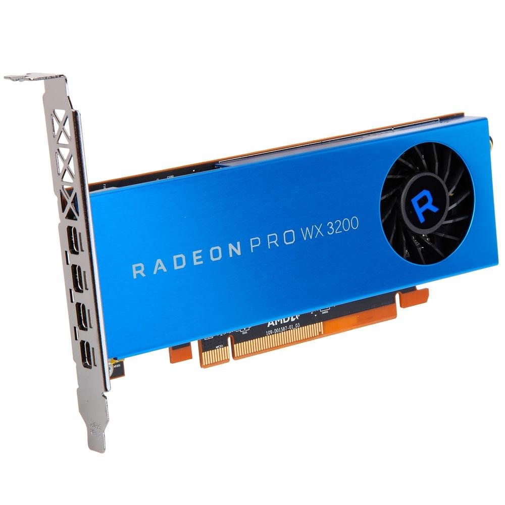 Placa de Vídeo AMD Radeon Pro WX 3200, 4GB| KaBuM!