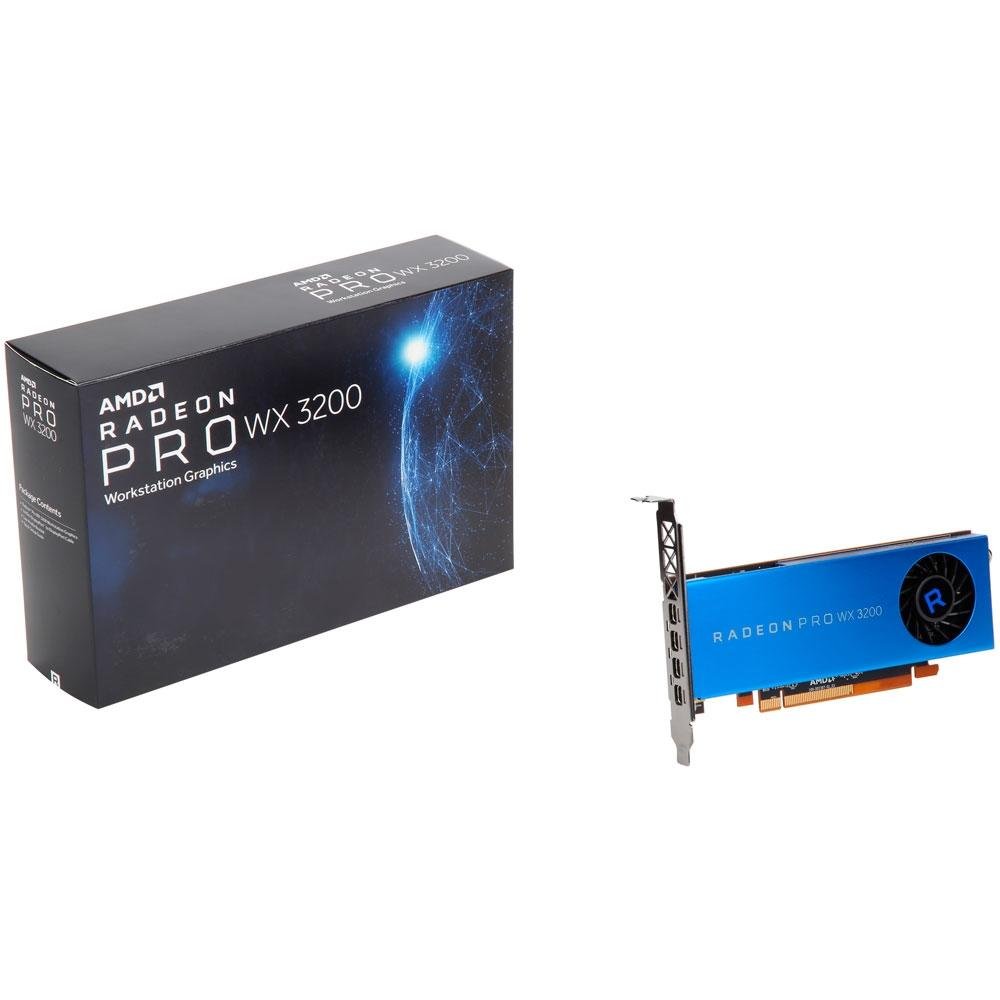 Placa de Vídeo AMD Radeon Pro WX 3200, 4GB| KaBuM!