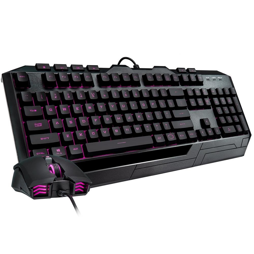 Kit Gamer Cooler Master Devastator 3 Plus - Teclado LED, ABNT +