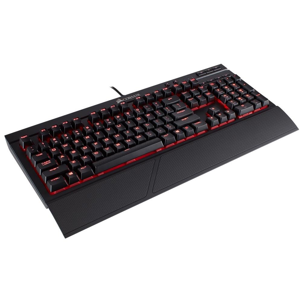 Teclado Mecânico Gamer Corsair K68, LED Vermelho, Switch Cherry MX
