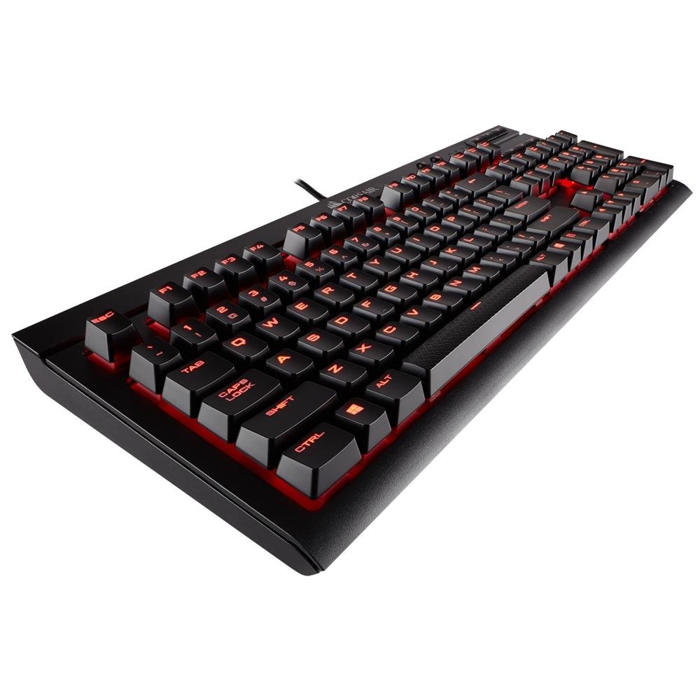 Teclado Mecânico Gamer Corsair K68, LED Vermelho, Switch Cherry MX