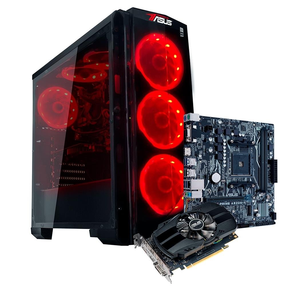 Computador Gamer BRX POWERED BY ASUS AMD Ryzen 5 3400G, 16GB, 1TB, SSD 120GB, Asus NVIDIA GeForce GTX 1650 4GB, Windows 10 Pro - BRXPC534001000700W Computador Gamer BRX POWERED BY ASUS AMD Ryzen 5 3400G, 16GB, 1TB, SSD 120GB, Asus NVIDIA GeForce GTX 1650 4GB, Windows 10 Pro - BRXPC534001000700W