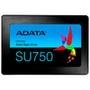SSD Adata SU750, SATA, 256GB, 2.5", Leitura: 550MB/s e Gravação: 520MB/s Preto - ASU750SS-256GT-C