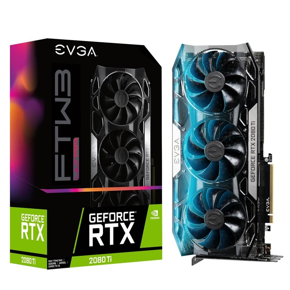 グラフィックボード・グラボ・ビデオカード EVGA GeForce RTX 2080Ti FTW3 GDDR6 11GB placa-de-video-evga-nvidia-