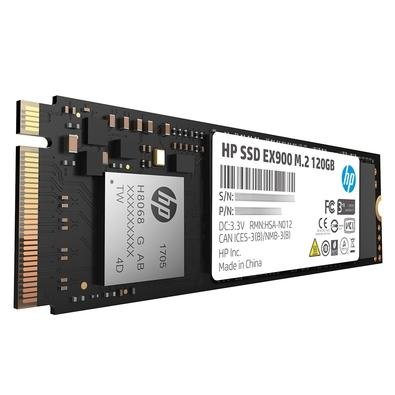 SSD 120 GB HP EX900, M.2, PCIe, NVMe, Leitura: 1900MB/s e Gravação