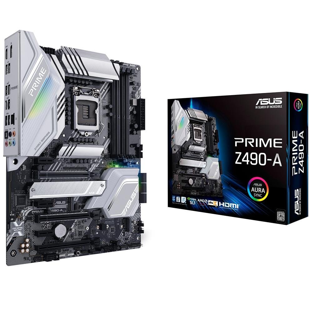 Placa Mãe Asus Prime Z490-A, Intel LGA 1200, ATX, DDR4 | KaBuM!
