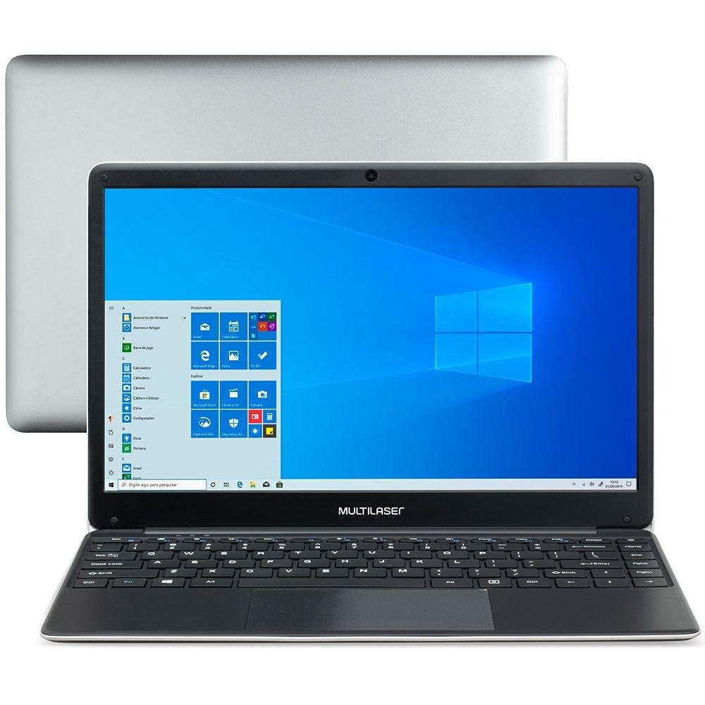 Notebook Multilaser Legacy Book Intel Celeron N3350, 4GB, 32GB, SSD 120GB, Windows 10 Pro, 14´ - PC246 Notebook Multilaser Legacy Book Intel Celeron N3350, 4GB, 32GB, SSD 120GB, Windows 10 Pro, 14´ - PC246