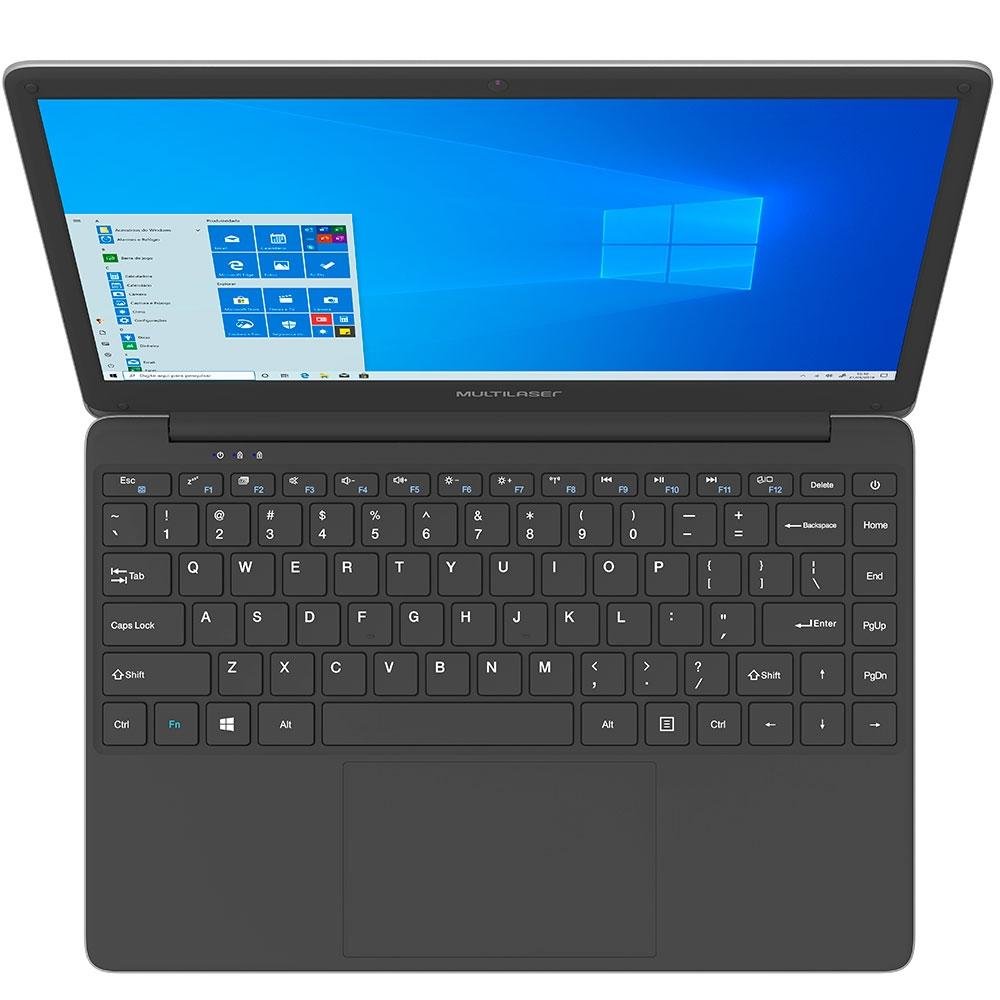 Notebook Multilaser Legacy Book Intel Celeron N3350, 4GB, 32GB, SSD 120GB, Windows 10 Pro, 14´ - PC246 Notebook Multilaser Legacy Book Intel Celeron N3350, 4GB, 32GB, SSD 120GB, Windows 10 Pro, 14´ - PC246