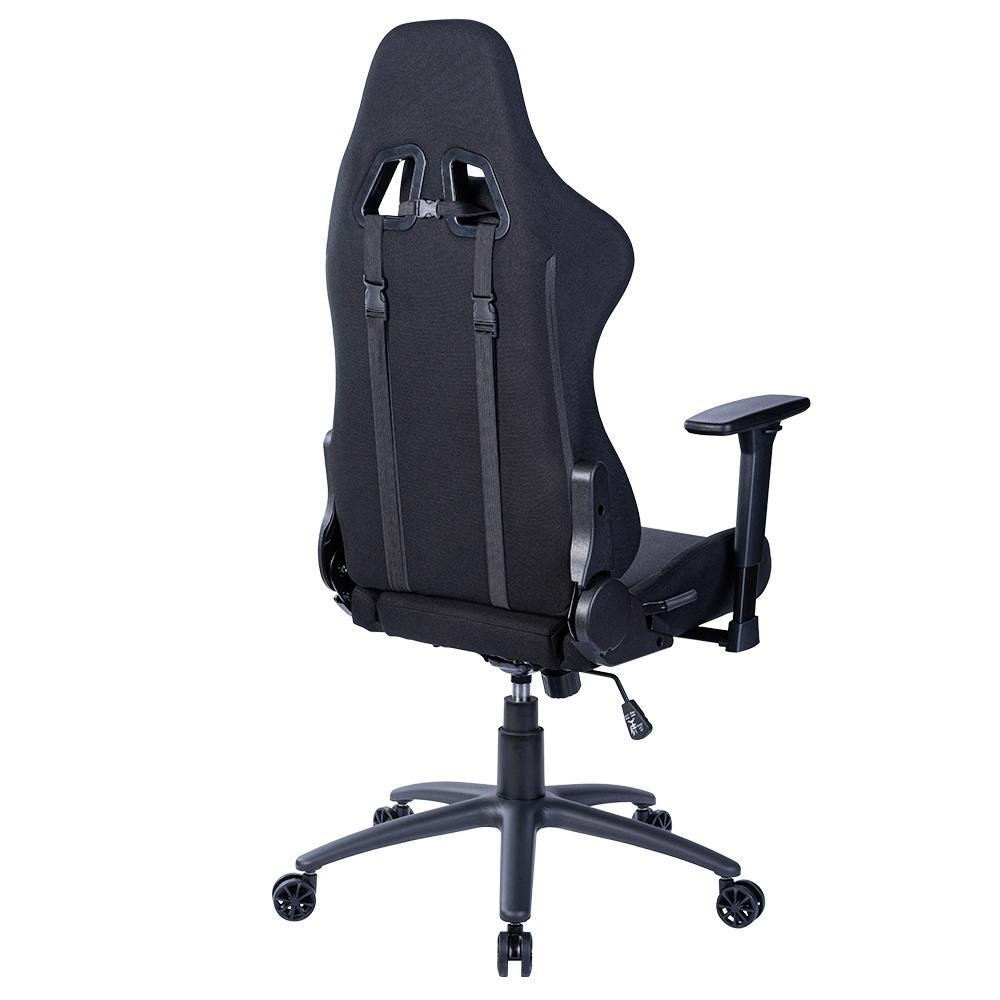 Cadeira Gamer Husky Gaming Racing, Preto, Com Almofadas, Reclinável, Descanso de Braço 3D - HRC-BLA Cadeira Gamer Husky Gaming Racing, Preto, Com Almofadas, Reclinável, Descanso de Braço 3D - HRC-BLA
