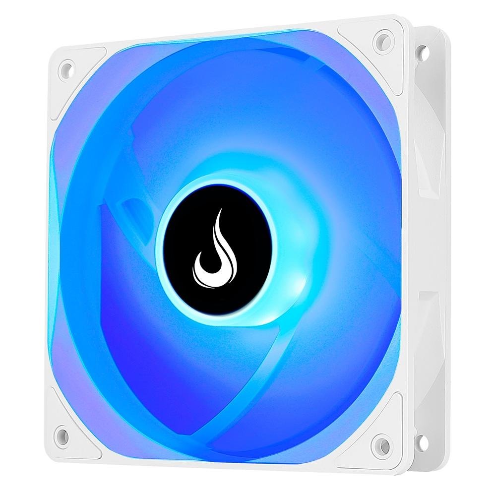 Ventoinha Rise Mode Motherboard Frost 12v, 120mm, RGB, Branco - RM-MB-02-12V Ventoinha Rise Mode Motherboard Frost 12v, 120mm, RGB, Branco - RM-MB-02-12V