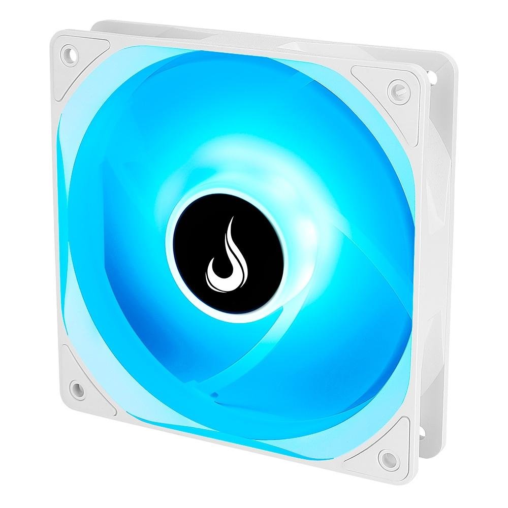 Ventoinha Rise Mode Motherboard Frost 12v, 120mm, RGB, Branco - RM-MB-02-12V Ventoinha Rise Mode Motherboard Frost 12v, 120mm, RGB, Branco - RM-MB-02-12V