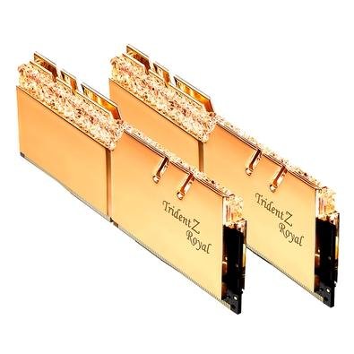 メモリ ゴールド 8GB Memória G.Skill Trident Z Royal, 16GB (2x8GB), 3000MHz, DDR4, CL16