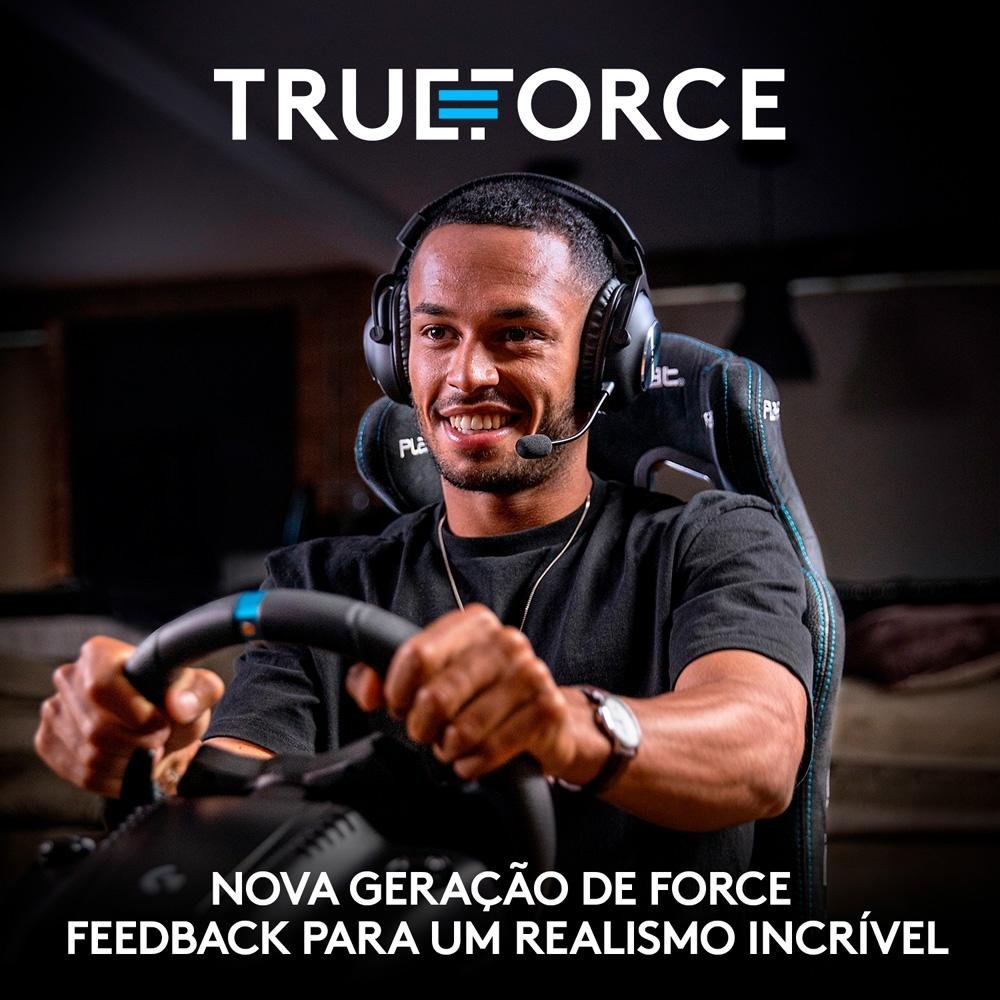 Volante Logitech G923 para Xbox Series X|S, Xbox One e PC com TRUEFORCE, Pedais Responsivos, Launch Control - 941-000157 Volante Logitech G923 para Xbox Series X|S, Xbox One e PC com TRUEFORCE, Pedais Responsivos, Launch Control - 941-000157