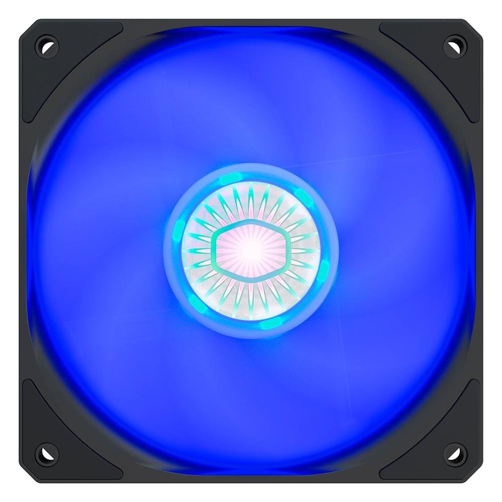 Ventoinha Cooler Master SickleFlow, 120mm, Led Azul, Preto- MFX-B2DN-18NPB-R1 Ventoinha Cooler Master SickleFlow, 120mm, Led Azul, Preto- MFX-B2DN-18NPB-R1