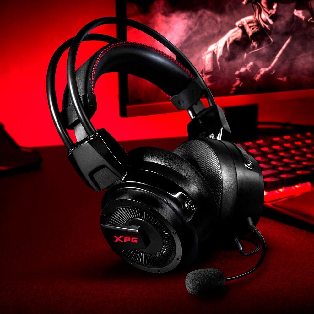 Headset Gamer XPG Precog Analog, Drivers Duplos Eletrostáticos/Dinâmicos Headset Gamer XPG Precog Analog, Drivers Duplos Eletrostáticos/Dinâmicos