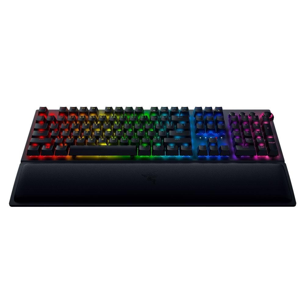 Teclado Sem Fio Mecânico Gamer Razer BlackWidow V3 Pro, Chroma, Razer Switch Green, US - RZ03-03530200-R3U1 Teclado Sem Fio Mecânico Gamer Razer BlackWidow V3 Pro, Chroma, Razer Switch Green, US - RZ03-03530200-R3U1