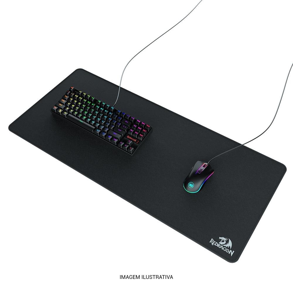 Mousepad Gamer Redragon Flicker, Extra Grande (400x900mm), Speed