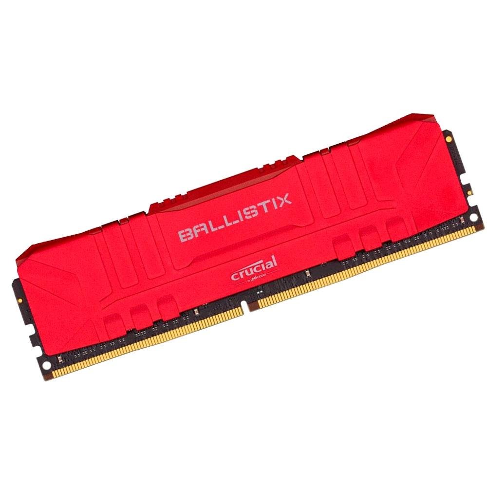 Memória Crucial Ballistix 8GB DDR4 3000 Mhz, CL15