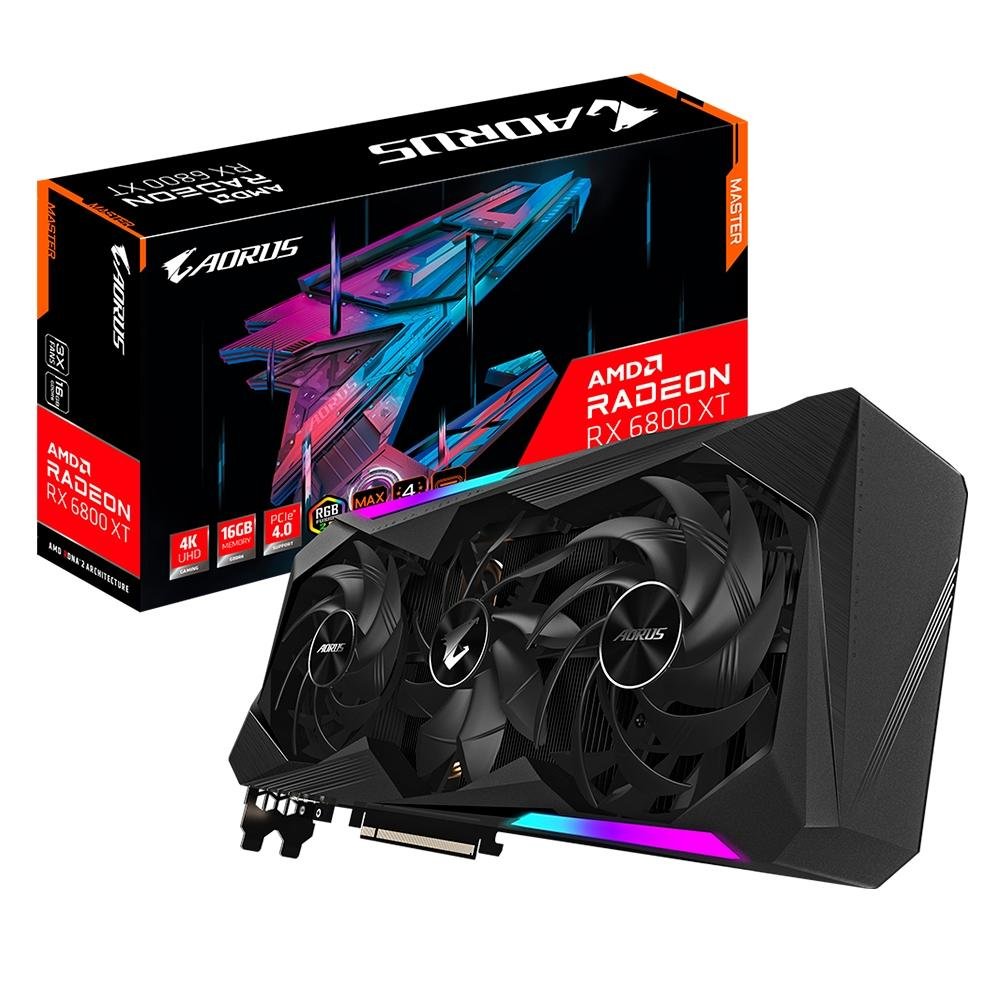 Placa de Video Gigabyte Aorus Radeon RX6800 XT, 16 GB, GDDR6, RGB