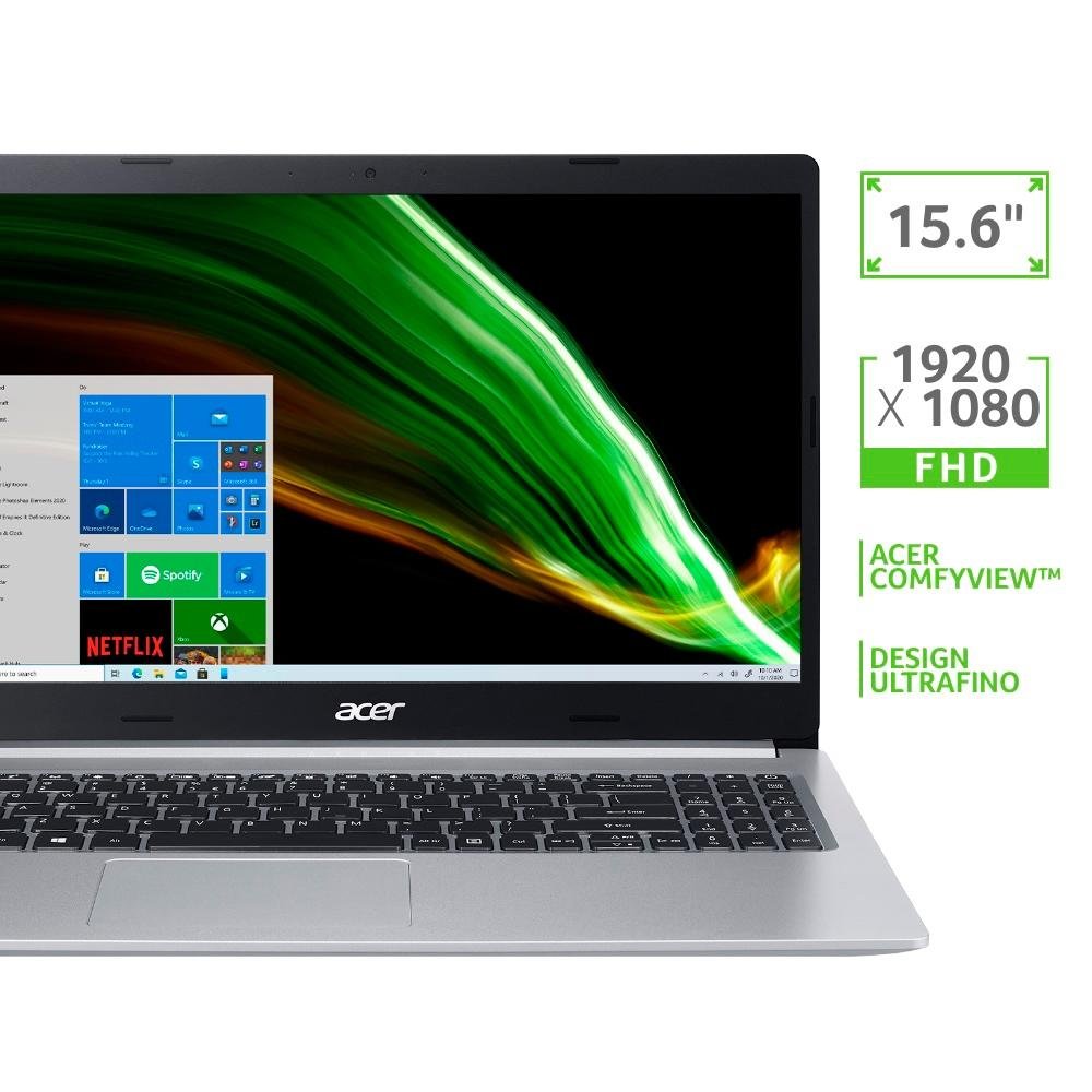Notebook Acer Aspire 5 Intel Core i5-1035G1, 8GB RAM, SSD 256GB