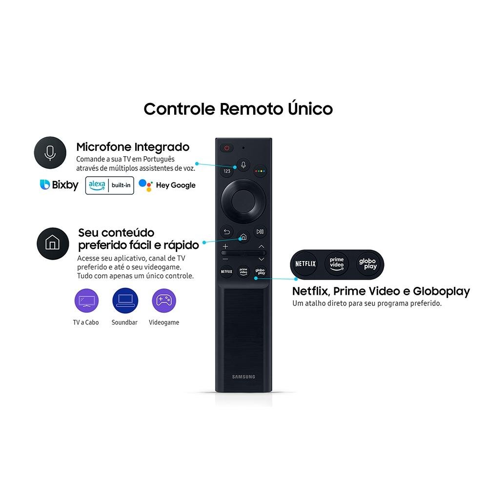 Smart TV Samsung 50 Polegadas UHD 4K, 3 HDMI, 1 USB, Processador Crystal 4K, Tela sem limites, Visual Livre de Cabos, Alexa - UN50AU7700GXZD Smart TV Samsung 50 Polegadas UHD 4K, 3 HDMI, 1 USB, Processador Crystal 4K, Tela sem limites, Visual Livre de Cabos, Alexa - UN50AU7700GXZD