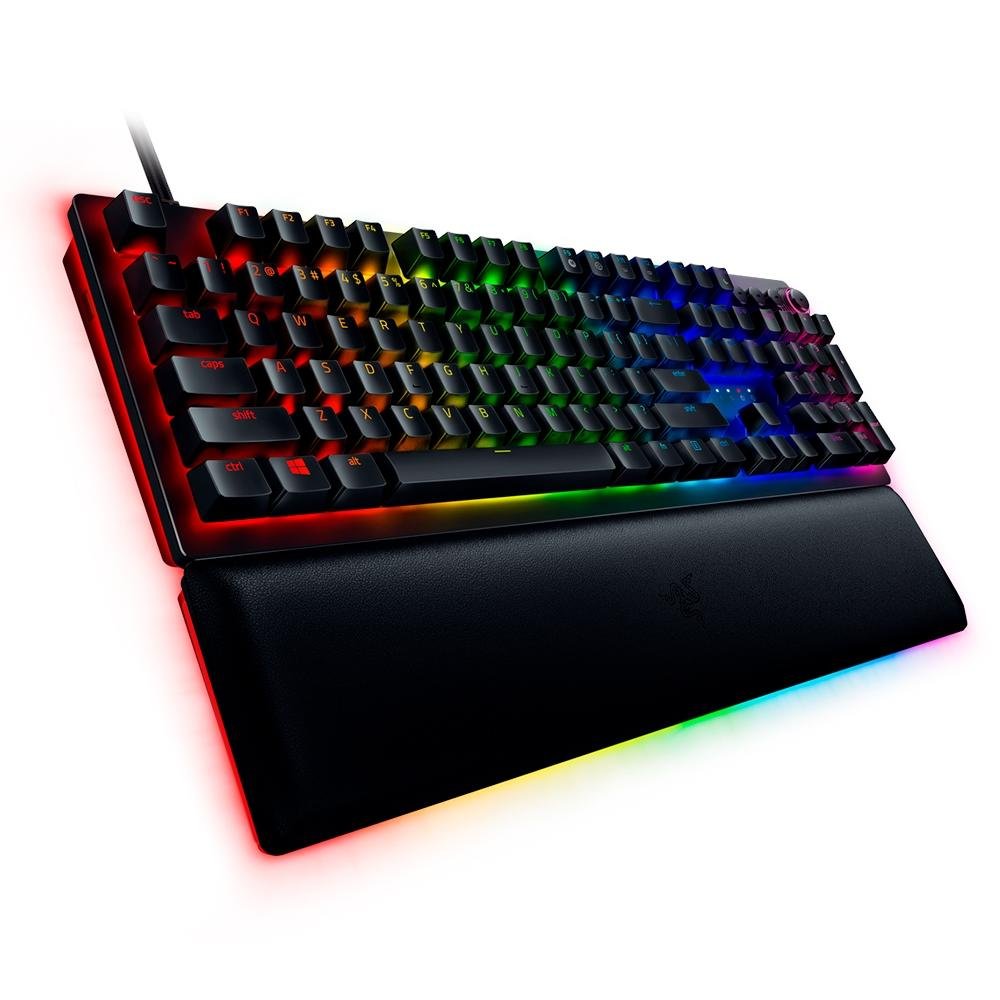 Teclado Óptico Mecânico Gamer Razer Huntsman V2, Chroma RGB, Razer