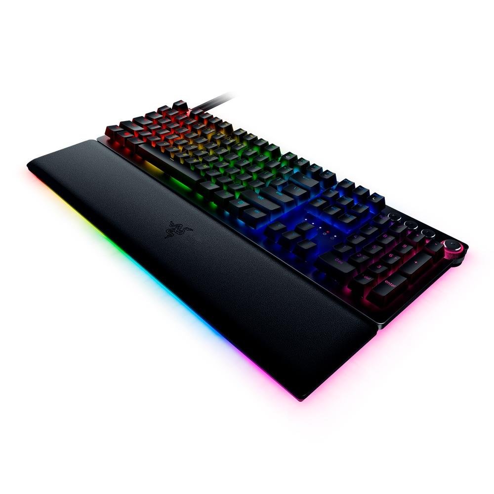 Teclado Óptico Mecânico Gamer Razer Huntsman V2, Chroma RGB, Razer