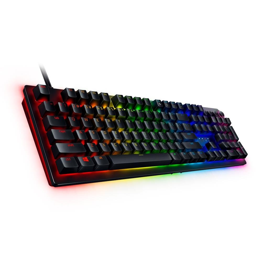 Teclado Óptico Mecânico Gamer Razer Huntsman V2, Chroma RGB