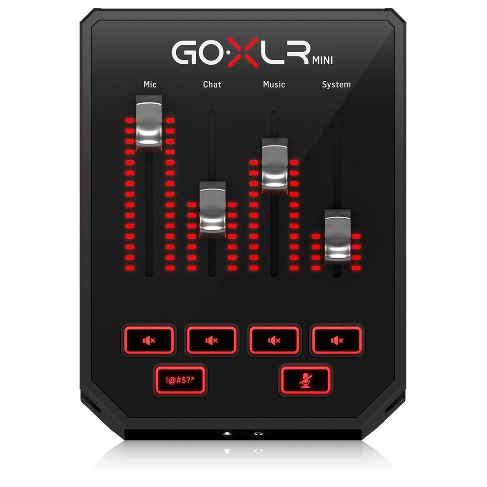 Processador de Voz TC Helicon GO XLR Mini Multi-Efeitos com Mixer
