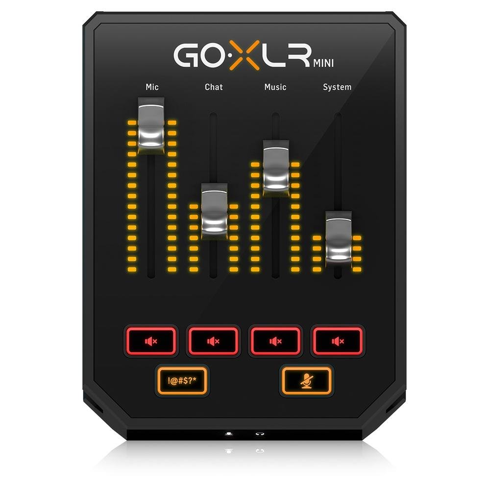 Processador de Voz TC Helicon GO XLR Mini Multi-Efeitos com Mixer
