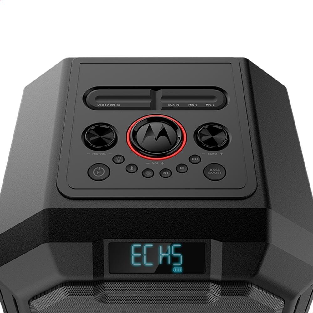Caixa de Som Motorola SONIC MAXX 820, 80W, Bluetooth 5.0 TWS, LED, IPX4 Resistente à Água - SP020 Caixa de Som Motorola SONIC MAXX 820, 80W, Bluetooth 5.0 TWS, LED, IPX4 Resistente à Água - SP020