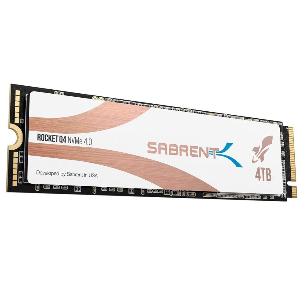 内蔵型SSD Sabrent Rocket Q4 SSD NVMe PCIe 4.0 4TB SSD Sabrent Rocket Q4, 4TB, M.2 2280 NVMe/PCIe, Leitura 4700MB/s