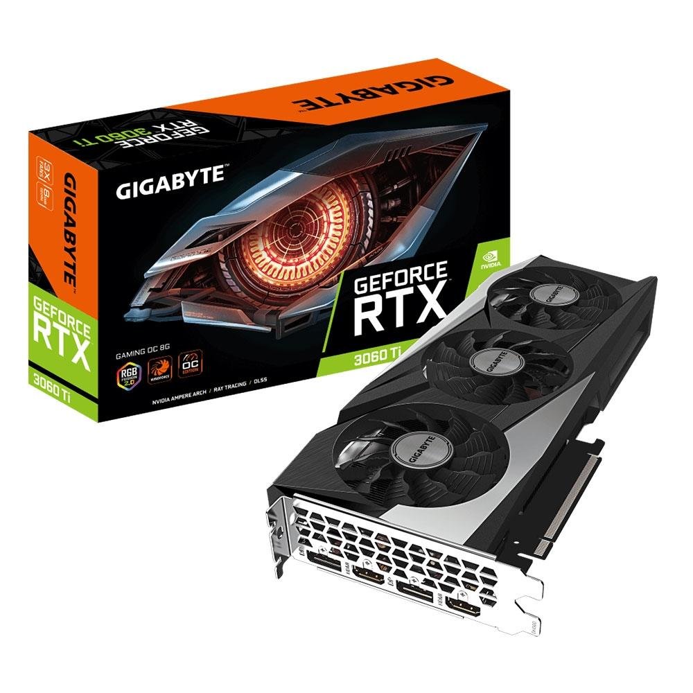 【動作品】GeForce RTX 3060 Ti Placa de Vídeo RTX 3060 Ti Gaming Gigabyte NVIDIA GeForce