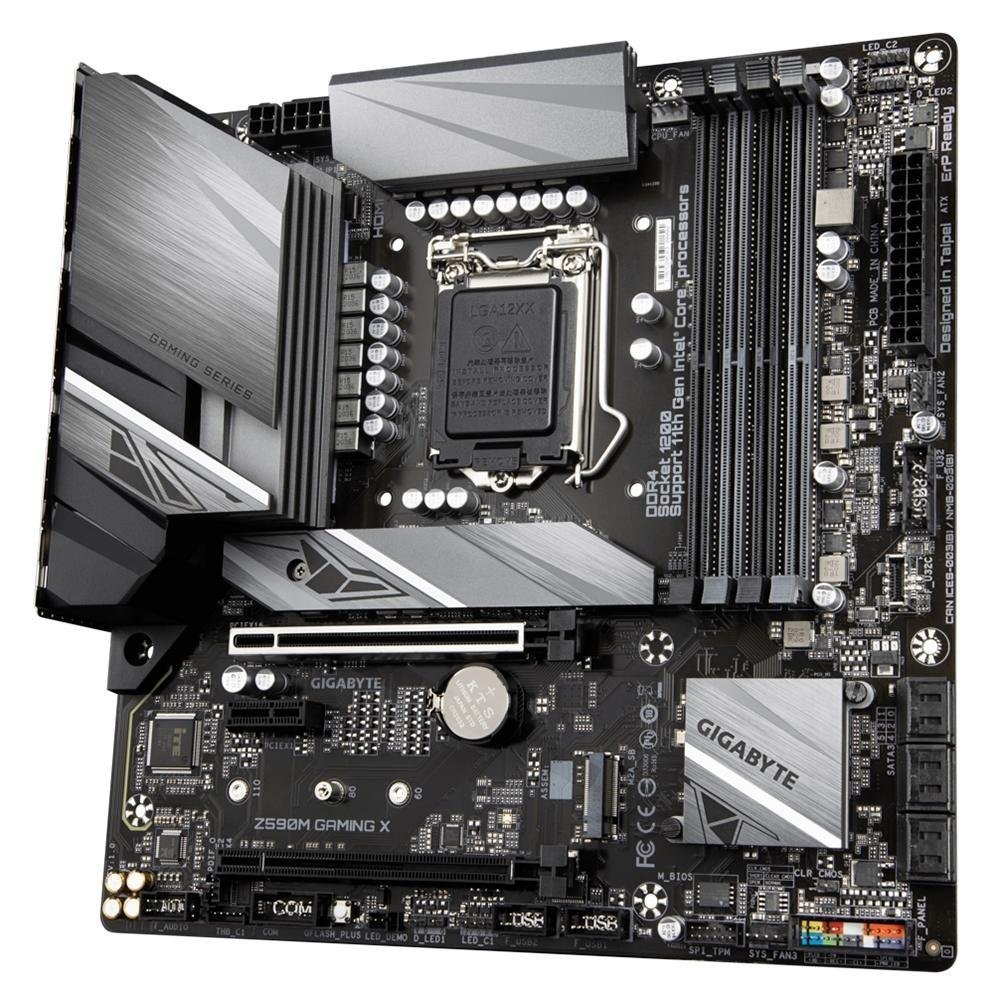 Kit Processador Intel Core i7-11700K + Placa Mãe Gigabyte Z590M
