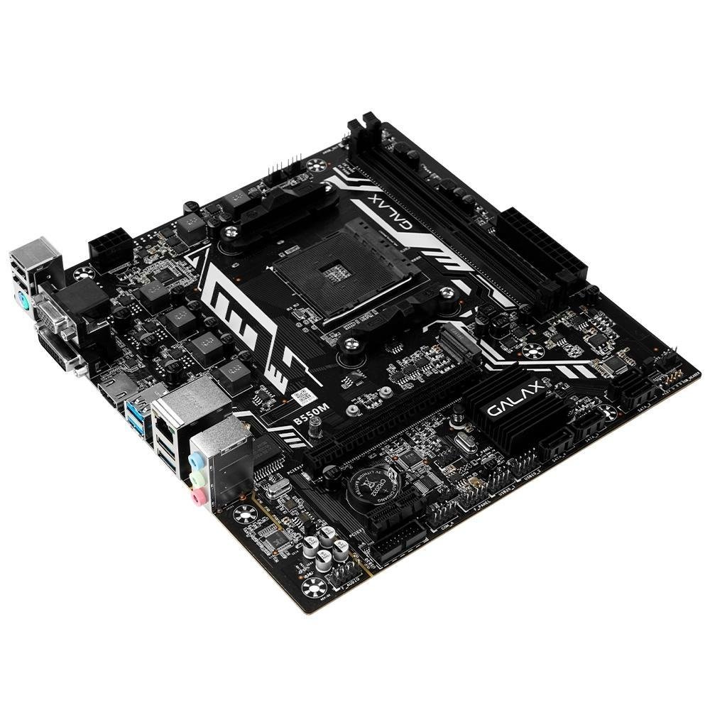 Kit Processador AMD Ryzen 7 3800X + Placa-Mãe GALAX B550M EX | KaBuM!