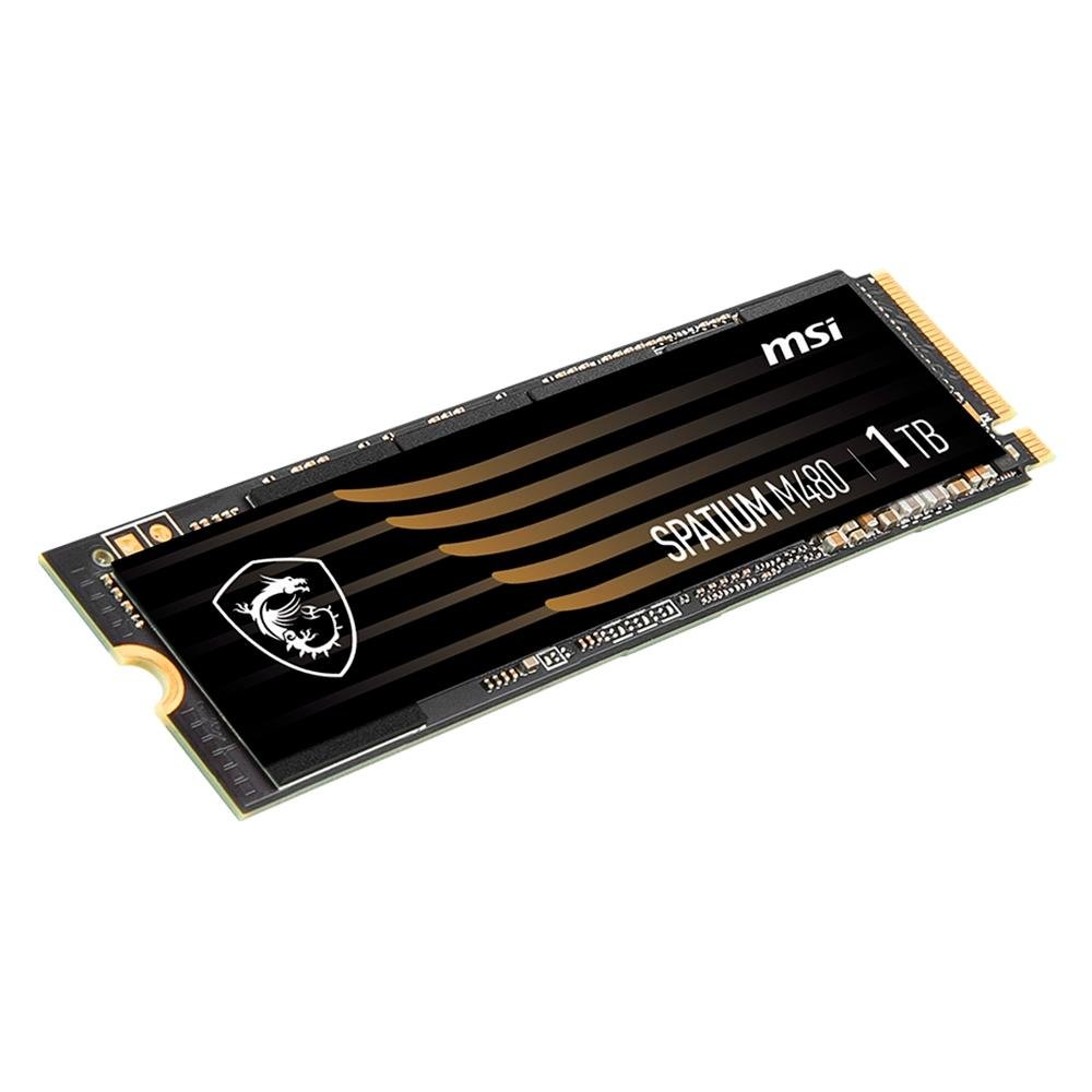 SSD MSI Spatium M480, 1TB, PCIe, NVMe M.2 | KaBuM!