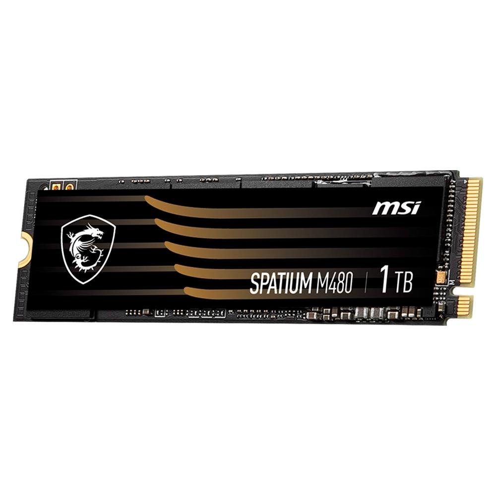 SSD MSI Spatium M480, 1TB, PCIe, NVMe M.2 | KaBuM!