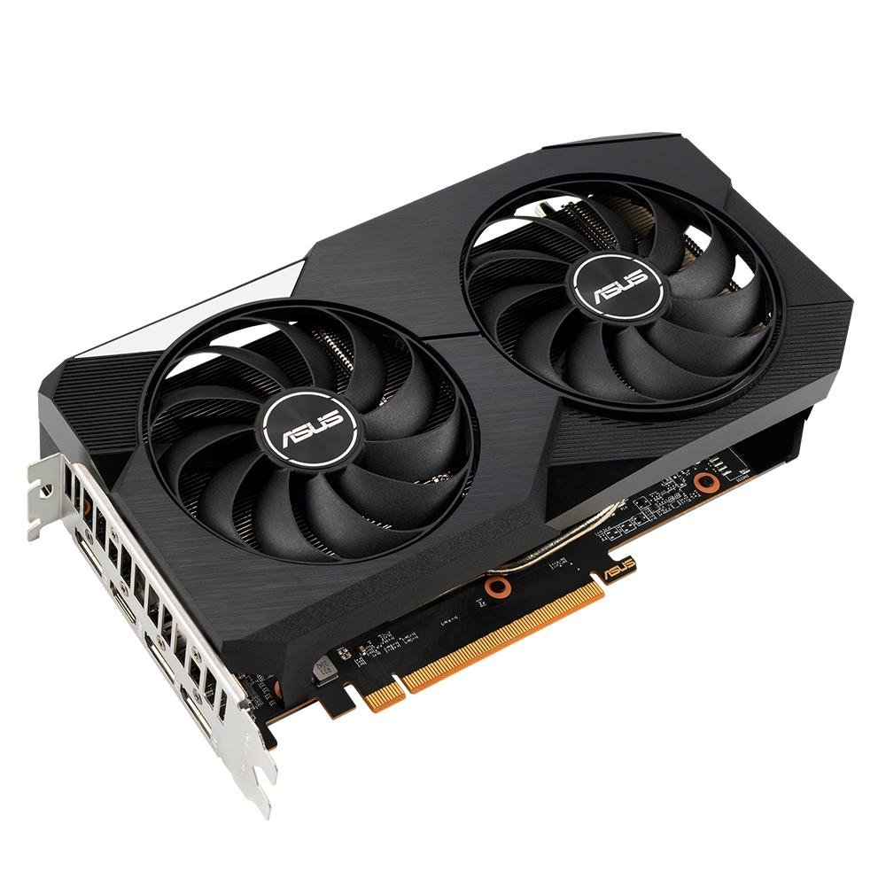 Placa de Vídeo RX 6600 DUAL 8G Asus, 8GB GDDR6 - DUAL-RX6600-8G