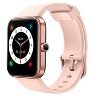 SmartWatch KaBuM! Smart 700, Rosé, Pulseira Extra Vermelho, Compatível IoT Alexa - KBSAC021