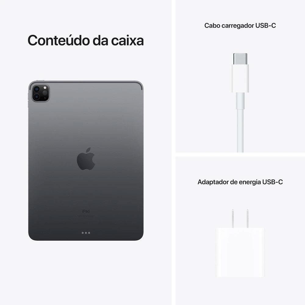 iPad Apple Pro 11, Cinza Espacial, 256GB | KaBuM!